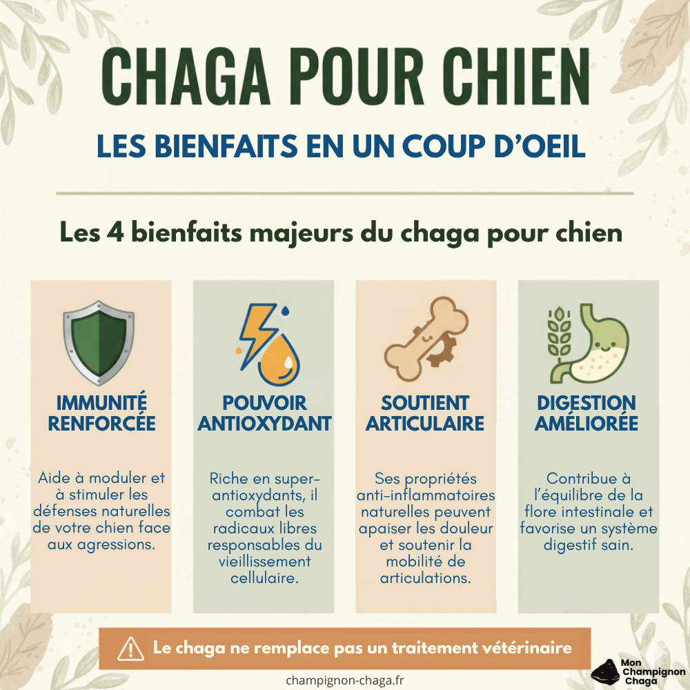 Bienfaits du chaga pour chien