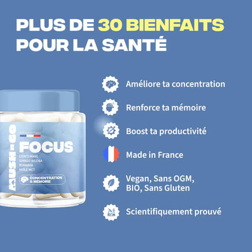 Les bienfaits de Focus de MushNgo