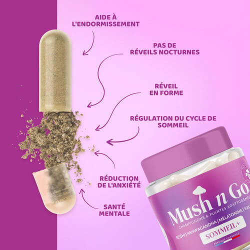 Les bienfaits de Sommeil+ de MushNgo