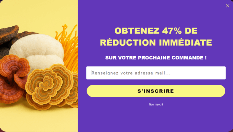 Le formulaire de contact MushNgo