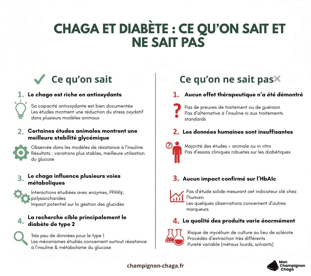 Chaga et diabète