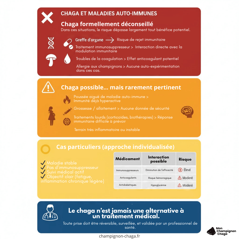 Chaga et maladies auto-immunes