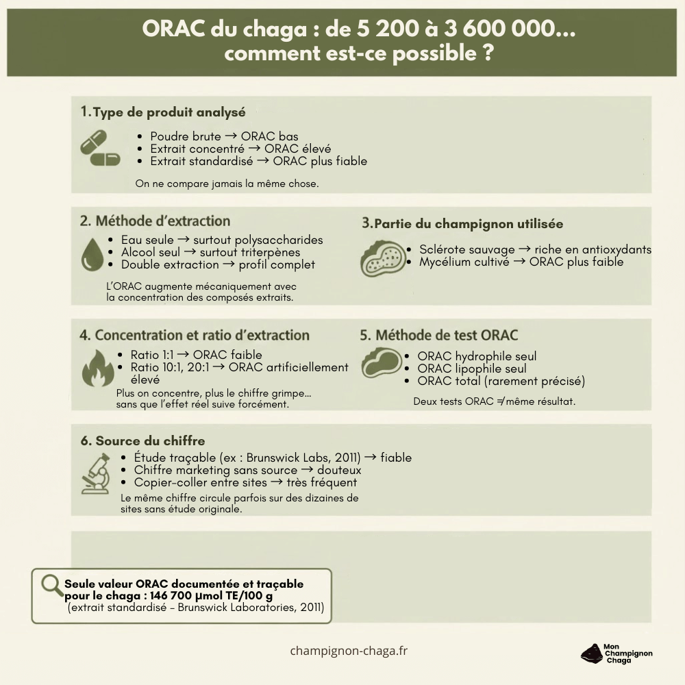 ORAC et chaga