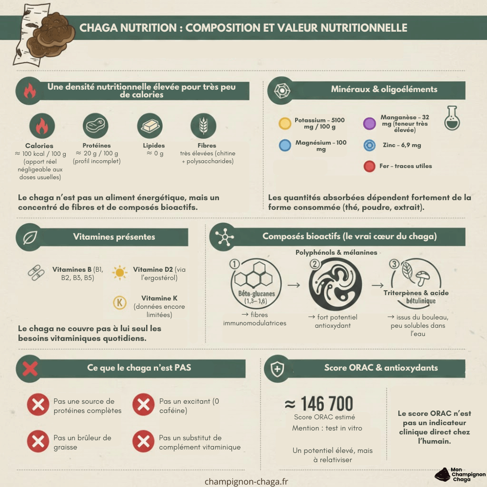 Chaga et nutrition