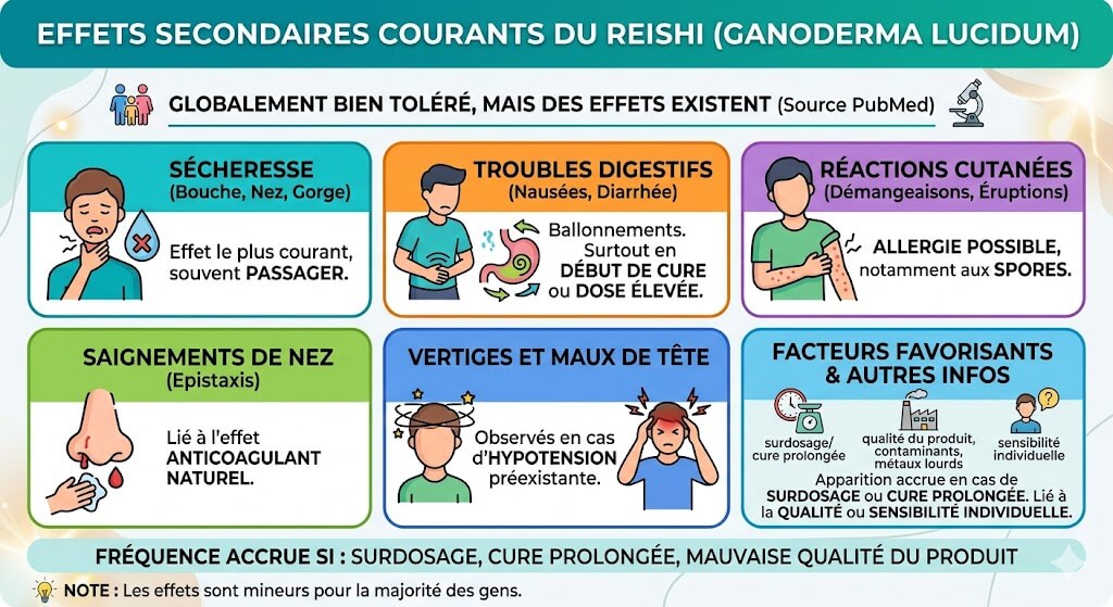 Reishi effets secondaires