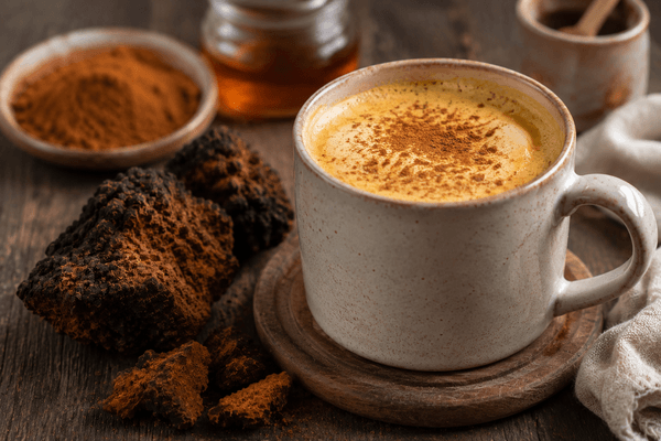 Latte au chaga