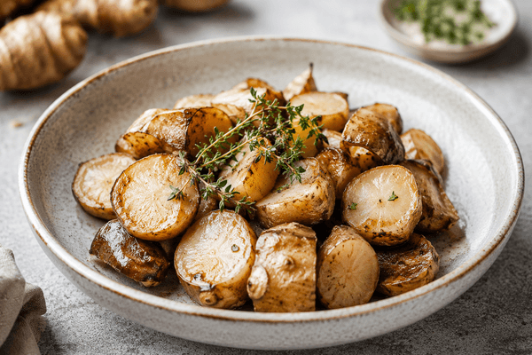 Plat au topinambour